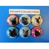 la série de 6 capsules de champagne générique  les chats ( septembre 2025 )