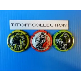 the series of 3 champagne capsules piot charlène tour de france ( September 2025 )