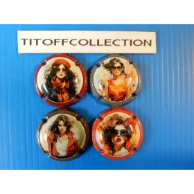 the series of 4 generic women’s champagne capsules (October 2025)