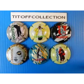 the series of 6 champagne capsules crochet and fashion girls (October 2025)