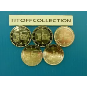 2 euros commemorative 2025 allemagne 35 jd einheit 5 ateliers