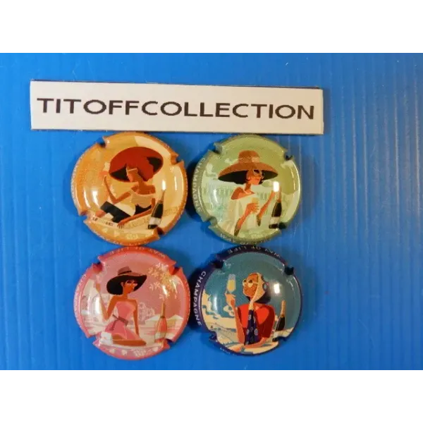 the series of 4 generic way of life champagne capsules (October 2025)