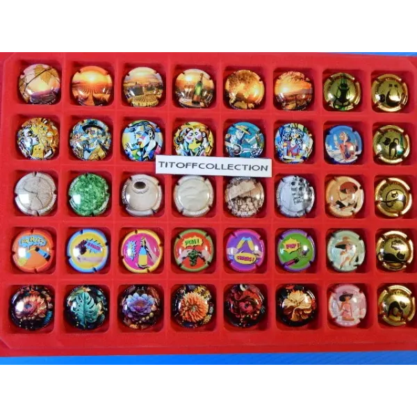 caspule of generic champagne 7 series sold without a tray