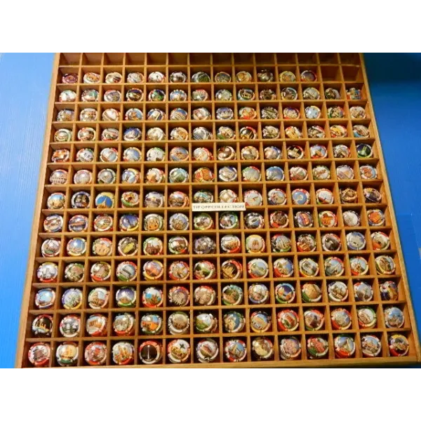 the series of 180 generic champagne capsules the capitals of the world  (October 2025)