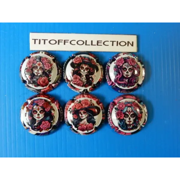 the series of 6 capsules of champagne rivot eugéne halloween (November 2025)