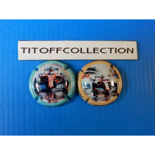 la série de 2 capsules  de champagne  pinel et fils 6 octobre 2025  ( novembre 2025 )