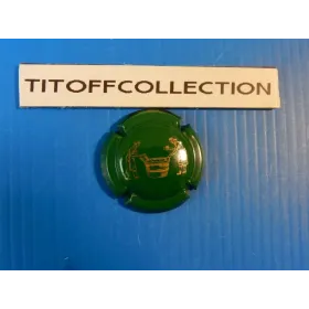 1 capsule of generic green and gold champagne (672 )