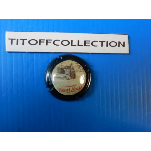 1 capsule de champagne abelé henri ecriture or ( no 1a )