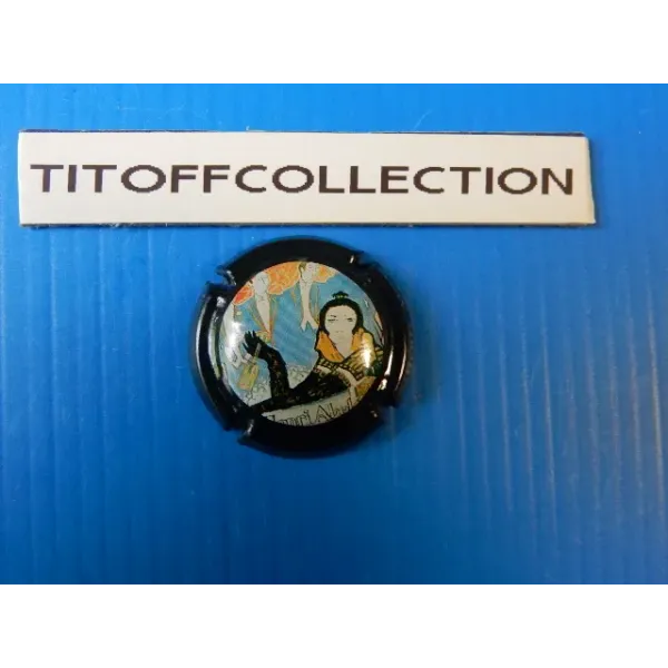 1 capsule de champagne abelé henri ecriture or ( no 9a )