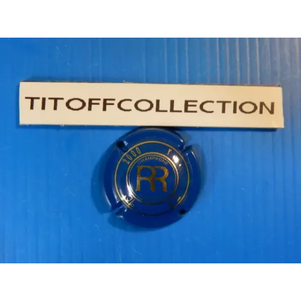 1 capsule de champagne renaudin r bleu et or 2000  no16