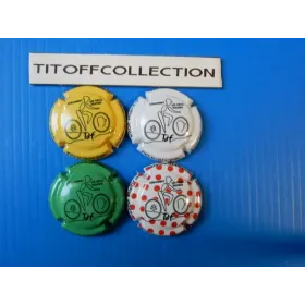 the series of 4 capsules champagne described by Christian and girls bike 5 to 5c