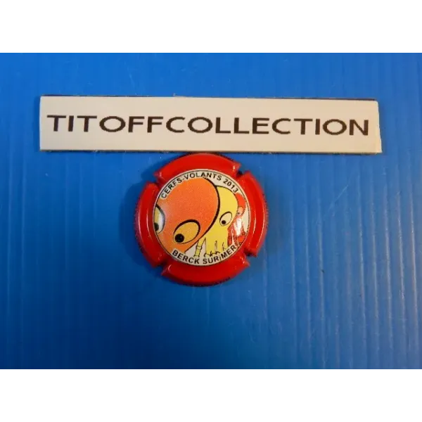 1 capsule of champagne brunet stéphane red contour berck 2013 no 6bb