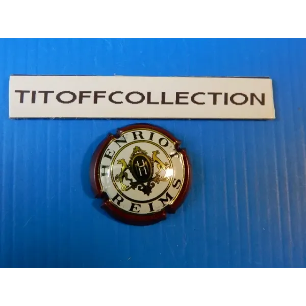 1 capsule champagne henriot 32 mm marron no 33