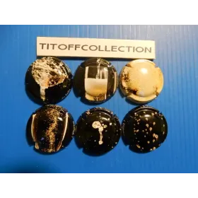 la série de 6 capsules de champagne générique l'élégance des bulles (decembre 2025 )