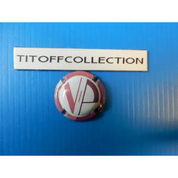 1 capsule de champagne vigier-perrot- initiales rose et mauve ( décembre  2025 )