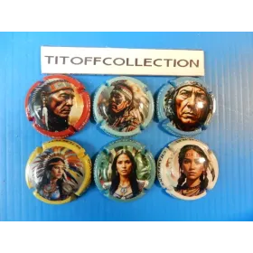 The series of 6 Indian calmed-robert champagne capsules (January 2026)