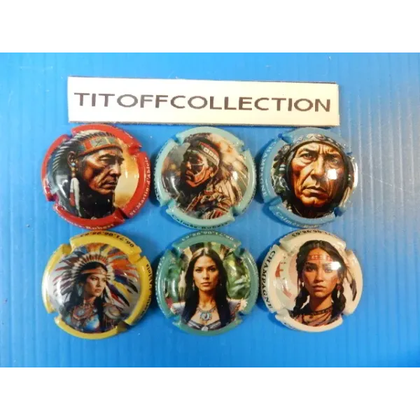 The series of 6 Indian calmed-robert champagne capsules (January 2026)