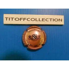 1 capsule de champagne philippart maurice rosé et noir  ( no 7 )