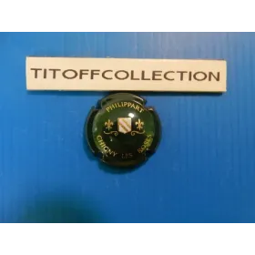 1 capsule de champagne philippart maurice ver foncé et or   ( no 9 )