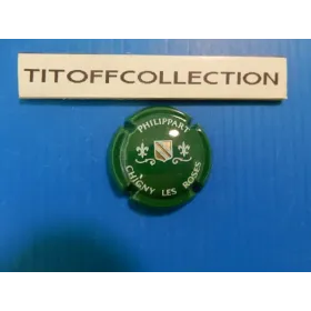 1 capsule de champagne philippart maurice  vert    ( no 61 )