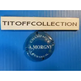 1 capsule de champagne morgny a  bleu et blanc