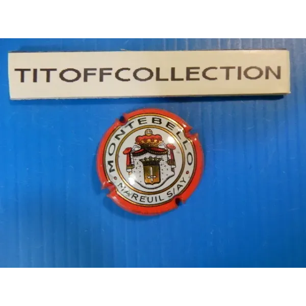 1 capsule de champagne montebello polychrome ( no 8 )