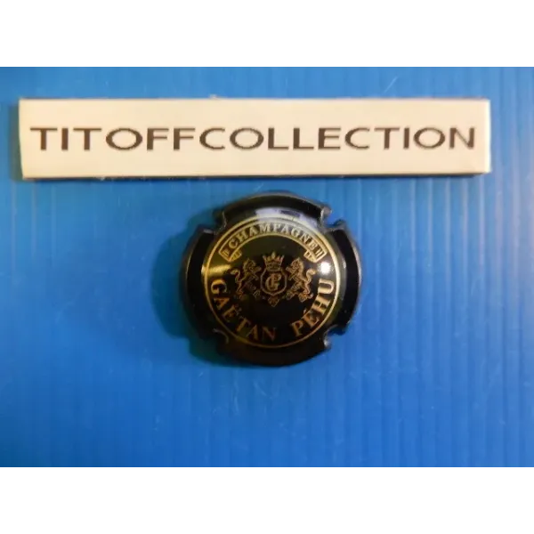 1 capsule of champagne pehu gaétan black and gold ( no 2)