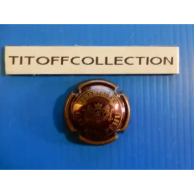 1 capsule of champagne pehu gaétan brown and gold striated ( no 7)