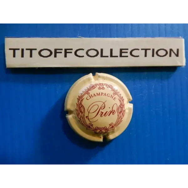 1 capsule of champagne prin pére and son cremé and brown  (no 1)