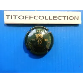 1 capsule de champagne gabriel pagin fils ver foncé et or 50 ans ( no 1 )