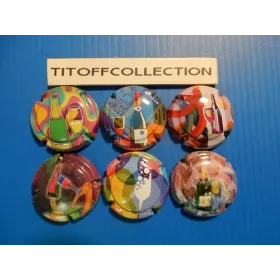 la série de 6 capsules de champagne génériques  ( janvier 2026 )