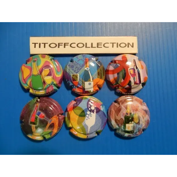 la série de 6 capsules de champagne génériques  ( janvier 2026 )