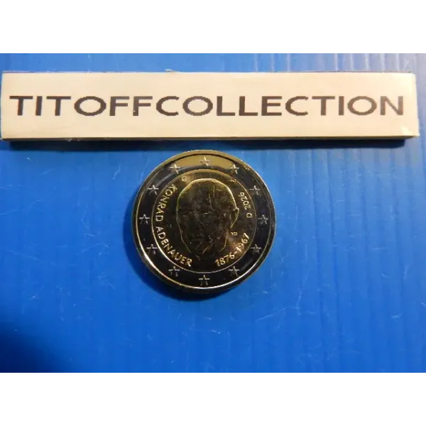 2 euros commemorative 2026 germany adenauer