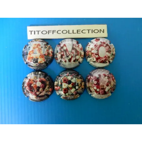 The series of 6 generic champagne capsules for Valentine’s Day 2026 (February 2026)