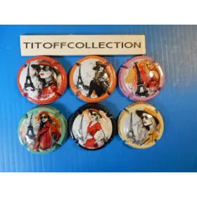 la série de 6 capsules de champagne bigault roualet  (février 2026 )