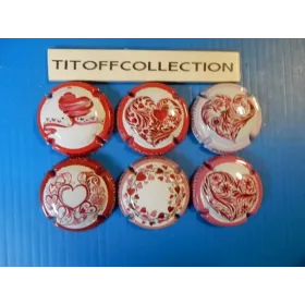 the series of 6 champagne capsules ponsart brochet (February 2026)