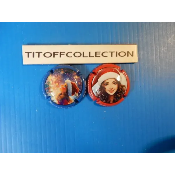 the series of 2 champagne capsules piot charléne 600ex (February 2026)