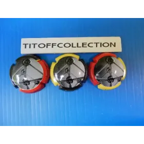 The series of 3 generic champagne capsules export