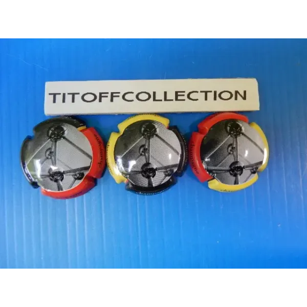 The series of 3 generic champagne capsules export