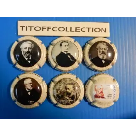 La série de 6 capsules de champagne jobert  m et s   ( février 2026 )