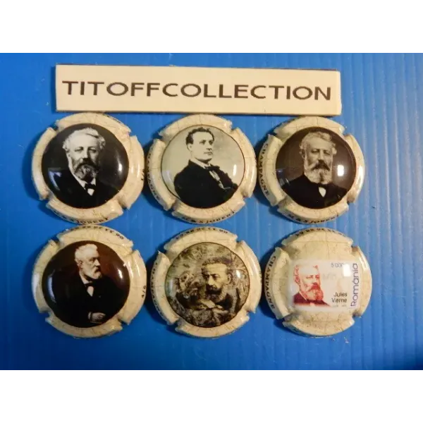 The series of 6 champagne capsules jobert m and s (February 2026)