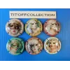 The series of 6 champagne capsules the masks ( March 2026)