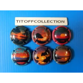 la series de 6 capsules de champagne picart pascal paysages  (avril 2026)