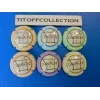 La série de 6 capsules de champagne génériques  (717 a 717e)