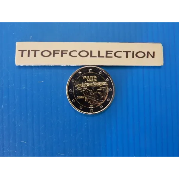 2 euros commemorative 2026 malte la valette valletta