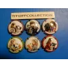 la serie de 6  capsule de champagne picard j.p.p  enfants plus chien   (  aout  2026  )