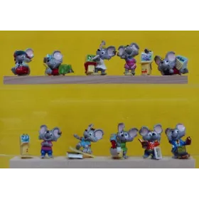 La serie Mega mause im internet-fieber 2001 avec 1 bande papier