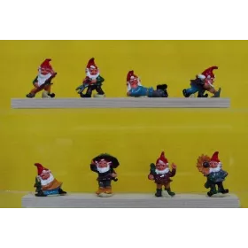 La serie Die Neuen blumentopfzwerge 1989 sans bande papier