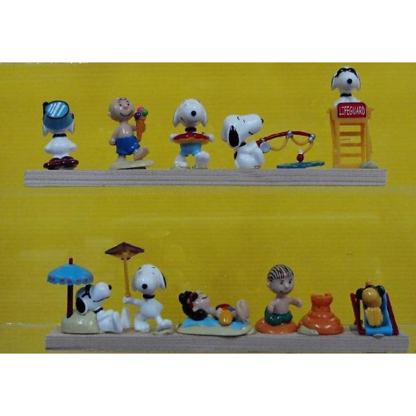 La serie Snoopy 2002 avec 10 bandes papier