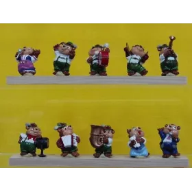 La serie Top ten Teddies 1995 avec 1 bande papier